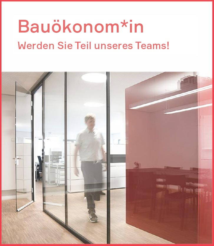 Interne Seite: exact sucht – 
Bauökonom*in 60 – 100%