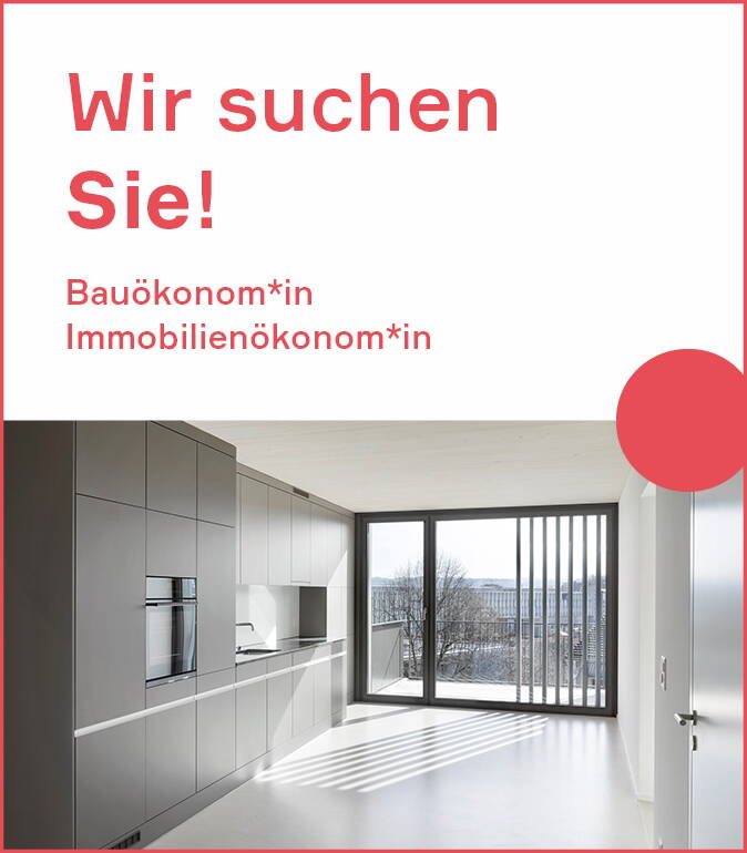 Interne Seite: exact sucht – 
Bauökonom*in oder Immobilienökonom*in 60 – 100%