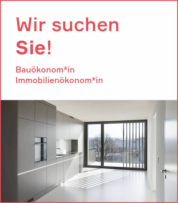 Interne Seite: exact sucht – 
Bauökonom*in oder Immobilienökonom*in 60 – 100%