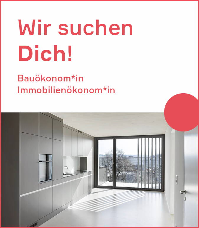 Interne Seite: exact sucht – 
Bauökonom*in oder Immobilienökonom*in 60 – 100%